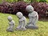 Artikelbild 2 des Artikels “Jing - Mönch, stehend, seitlich gebeugt, 20 cm H | Steinguss “